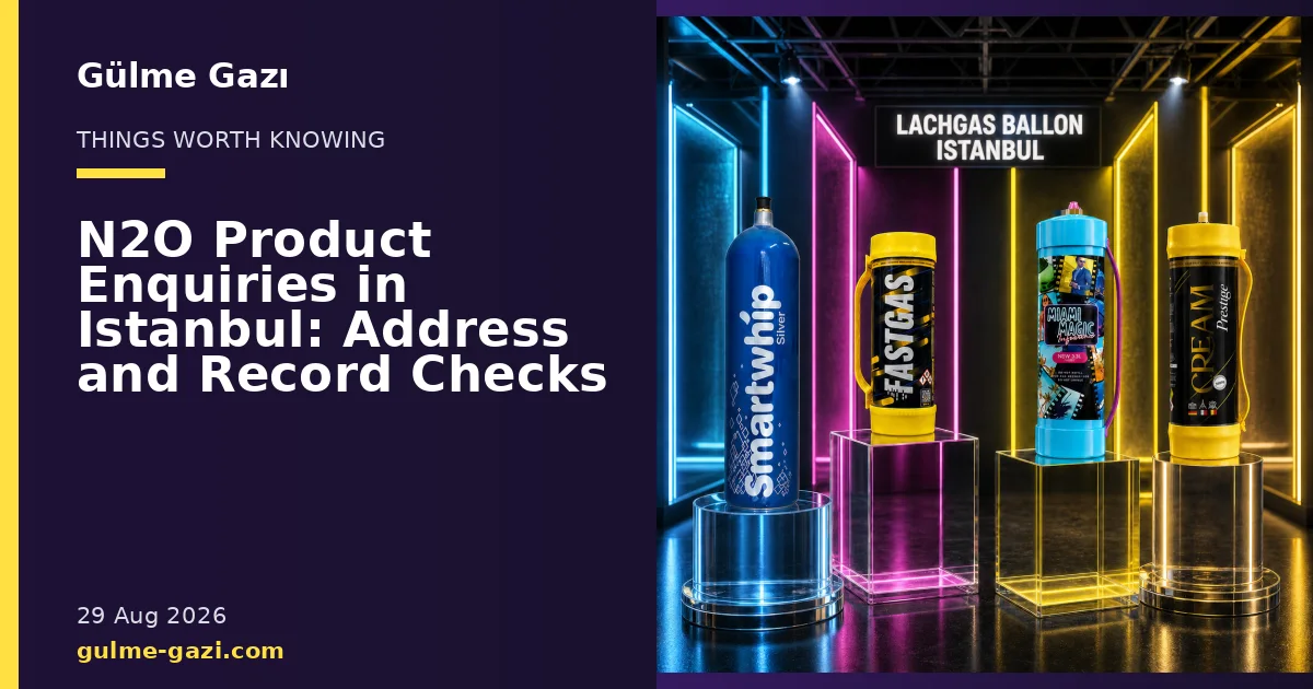 Gülme Gazı blog cover showing product cylinders in a studio setting