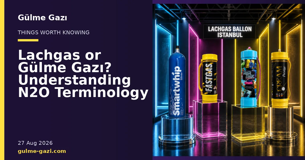Gülme Gazı blog cover showing product cylinders in a studio setting