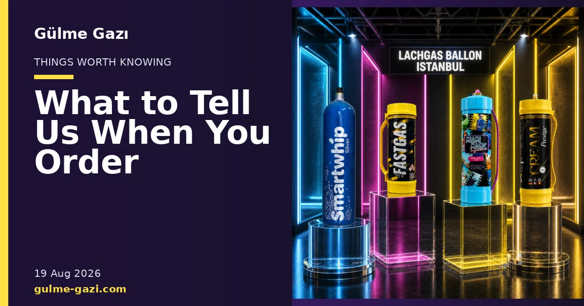 Gülme Gazı blog cover showing product cylinders in a studio setting
