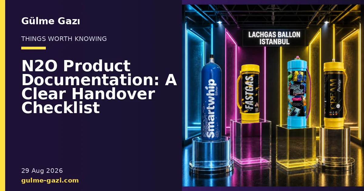 Gülme Gazı blog cover showing product cylinders in a studio setting